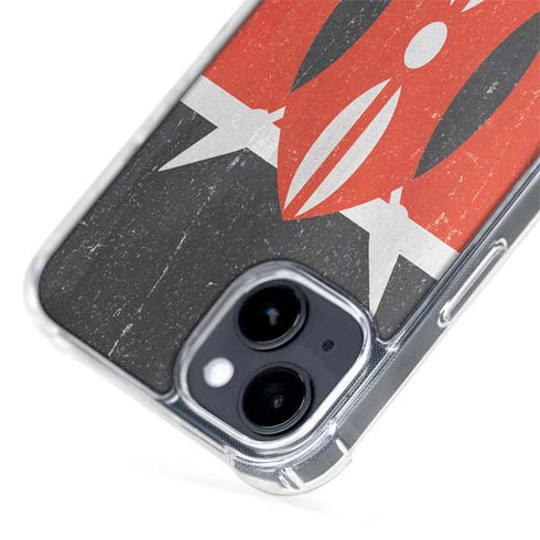 Kenya Flag Distressed iPhone 14 Plus MagSafe Case